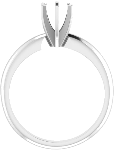 Sužadėtuvių Žiedas „Light Solitaire“ 950 Platinos Round 5mm x 5.3mm (2)