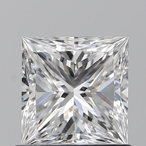 0.9 carat E-SI1 Natūralus Princess Deimantas (1)