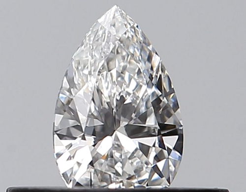 0.25 carat F-VVS1 Natūralus Pear Deimantas (1)