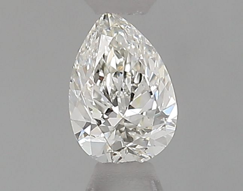 0.4 carat H-VS2 Natūralus Pear Deimantas (1)