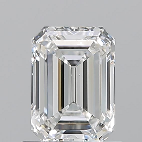 1.01 carat F-VS2 Natūralus Emerald Deimantas (1)