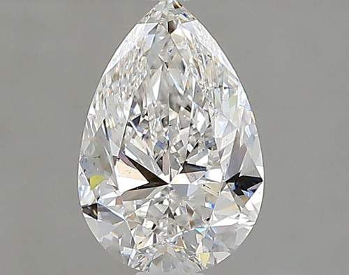 1.01 carat F-SI1 Natūralus Pear Deimantas (1)
