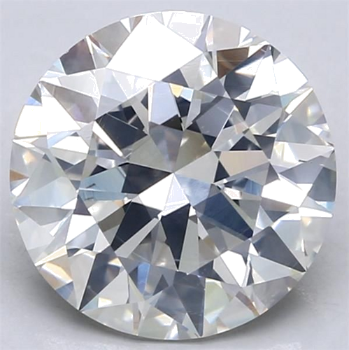 4.01 carat I-SI2 Excellent cut Natūralus Round Deimantas (1)