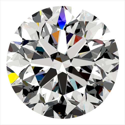 0.4 carat G-SI1 Very Good cut Natūralus Round Deimantas (1)