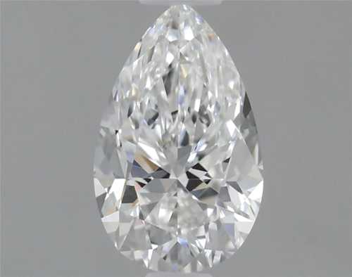 0.41 carat F-VVS2 Natūralus Pear Deimantas (1)