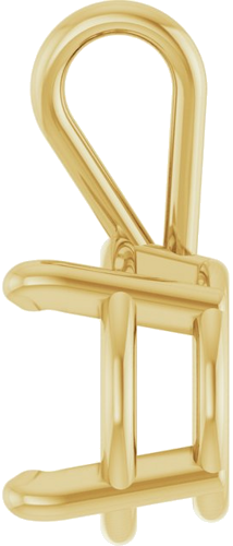 Pakabukas „Round 4-Prong Basket“ 18k yellow gold Round 8mm (3)