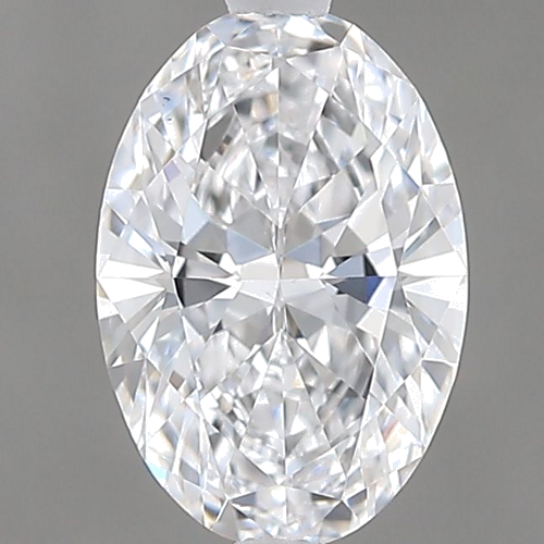 0.5 carat D-VS2 Natūralus Oval Deimantas (1)