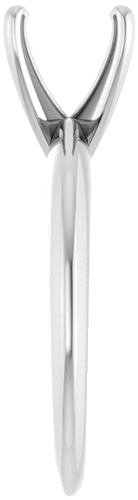 Sužadėtuvių Žiedas „Solitaire“ 585 Baltojo Aukso Round 7.8mm x 8.6mm (4)