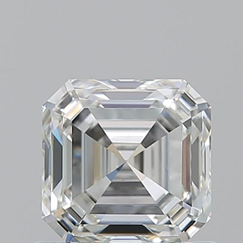1.01 carat I-VS1 Natūralus Asscher Deimantas (1)