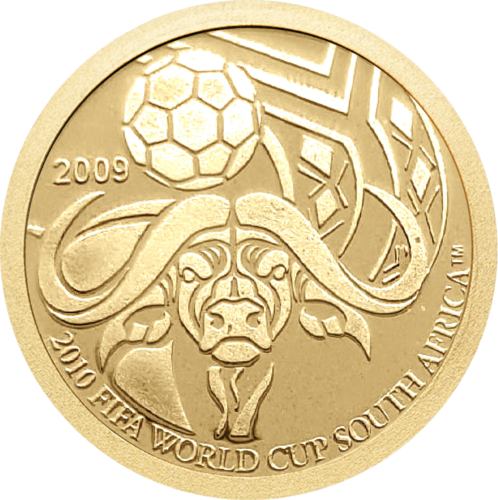 1/25 oz FIFA pasaulio futbolo čempionatas 2009 Palau 1 dolerio Auksinė moneta (1)