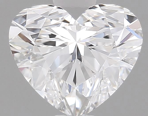 0.7 carat D-VS2 Natūralus Heart Deimantas (1)