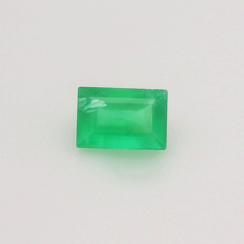 0.26 carat GREEN Baguette Smaragdas (1)