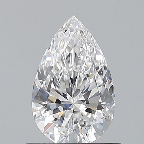 0.7 carat D-VS1 Natūralus Pear Deimantas (1)