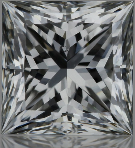 0.55 carat G-VS2 Natūralus Princess Deimantas (1)