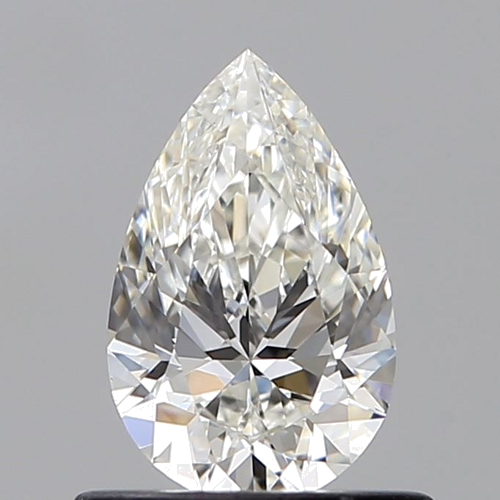 0.6 carat H-VVS2 Natūralus Pear Deimantas (1)