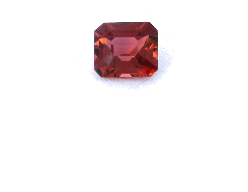 0.63 carat PINK STEP cut Octagonal Garnet (1)