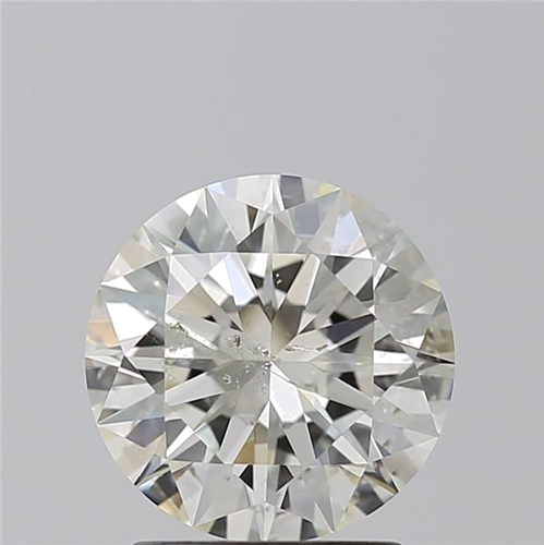 2.01 carat K-SI2 Excellent cut Natūralus Round Deimantas (1)