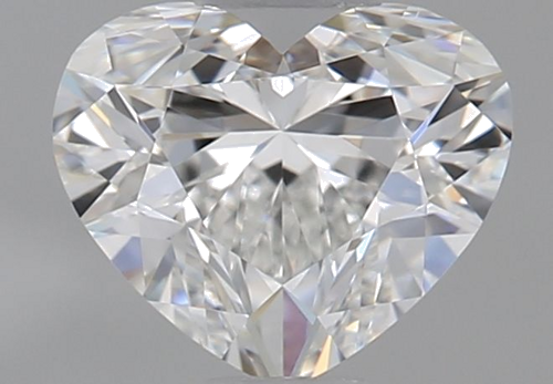 0.5 carat F-VS1 Natūralus Heart Deimantas (1)