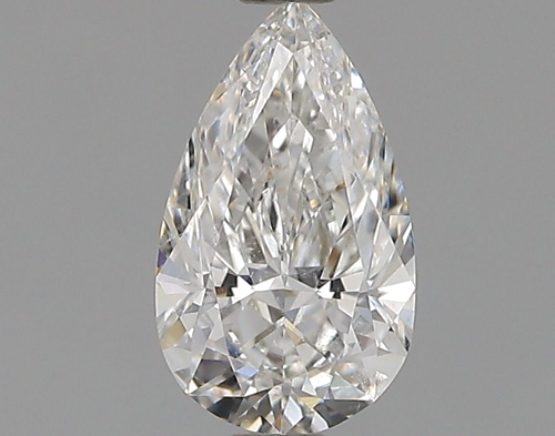 0.5 carat F-SI2 Natūralus Pear Deimantas (1)