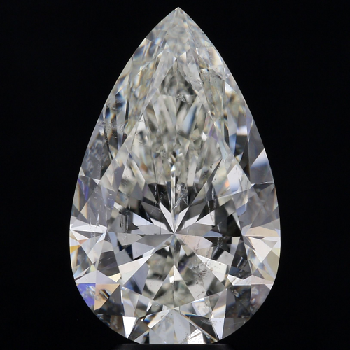 5.5 carat J-SI2 Natūralus Pear Deimantas (1)