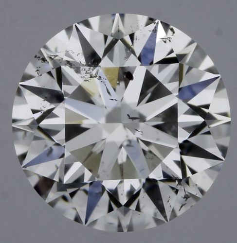 0.54 carat E-SI2 Excellent cut Natūralus Round Deimantas (1)