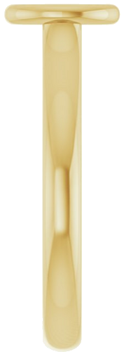 Sužadėtuvių Žiedas „Bezel-Set Solitaire“ 10k yellow gold Oval 6mm x 4mm (4)