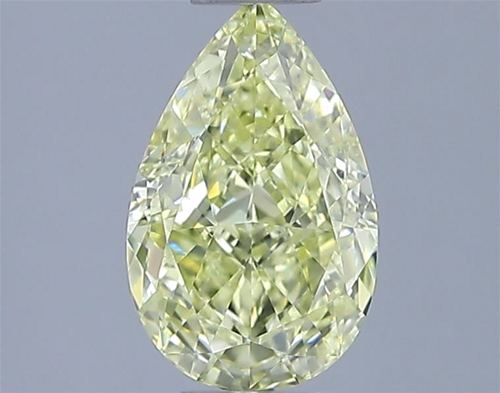 1.5 carat Fancy Yellow-VS1 Natūralus Pear Deimantas (1)
