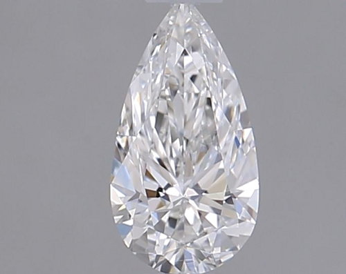 0.31 carat E-VVS2 Natūralus Pear Deimantas (1)