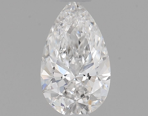 0.33 carat D-VVS2 Natūralus Pear Deimantas (1)