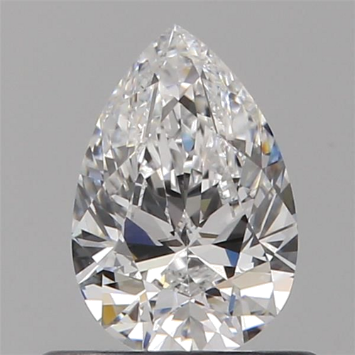 0.5 carat D-VVS2 Natūralus Pear Deimantas (1)
