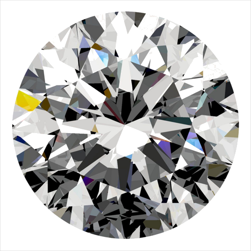 0.36 carat F-VS1 Excellent cut Natūralus Round Deimantas (1)