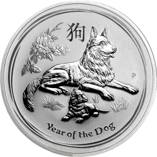 1 oz Год Собаки 2018 Австралия серебряная монета (1)