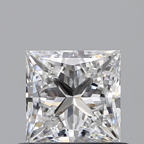 0.64 carat F-IF Natūralus Princess Deimantas (1)