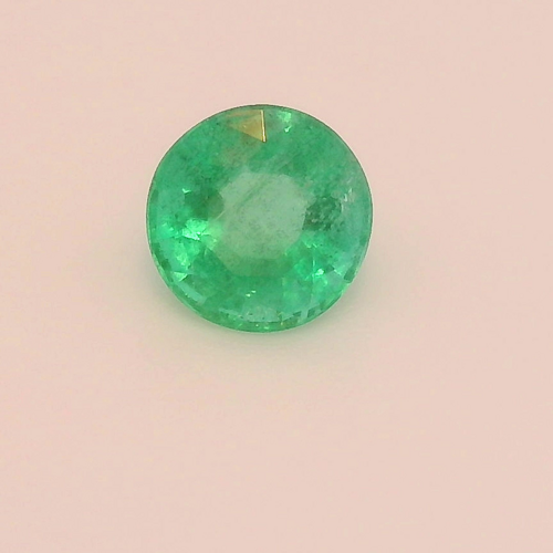 0.31 carat GREEN Round Smaragdas (1)