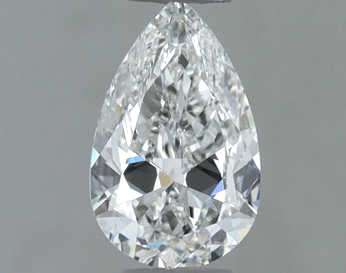 0.5 carat G-VS2 Natūralus Pear Deimantas (1)