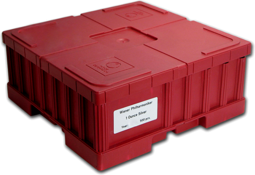 Монстр-бокс для 500 шт. серебряных монет Венская Филармония! (б/у) (2)