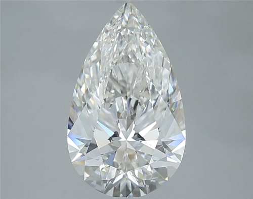 2.92 carat H-VS1 Natūralus Pear Deimantas (1)