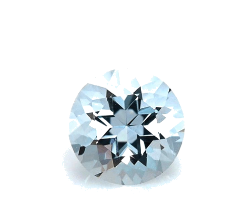 0.34 carat BLUE Round Aquamarine (1)