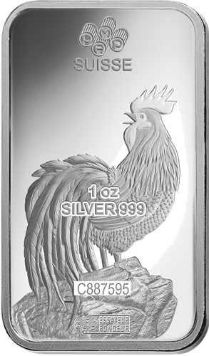 1 oz Серебряный слиток Год Петуха 2017 PAMP (4)