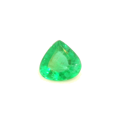 0.3 carat GREEN Pear Smaragdas (1)