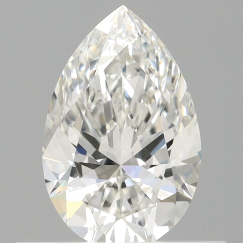 0.5 carat H-VS2 Natūralus Pear Deimantas (1)