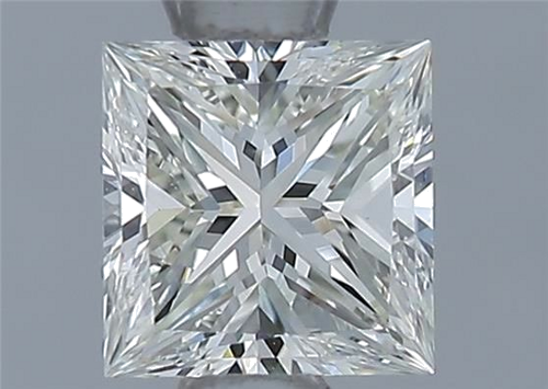 0.5 carat J-VVS2 Natūralus Princess Deimantas (1)
