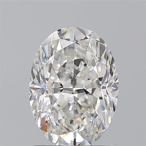 1.7 carat F-SI1 Natūralus Oval Deimantas (1)