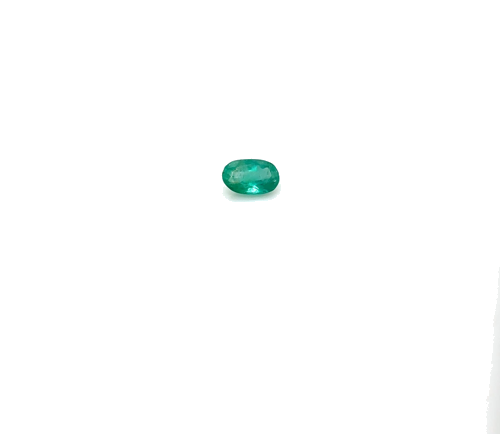 0.35 carat GREEN Oval Smaragdas (1)