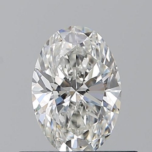 0.53 carat H-SI1 Natūralus Oval Deimantas (1)