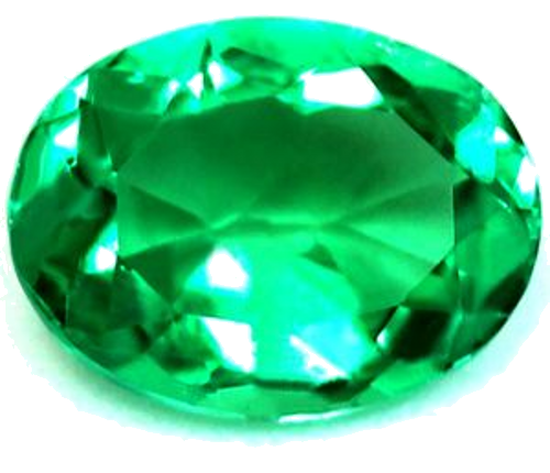 0.39 carat GREEN Oval Smaragdas (1)