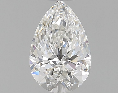 0.57 carat F-VVS1 Natūralus Pear Deimantas (1)