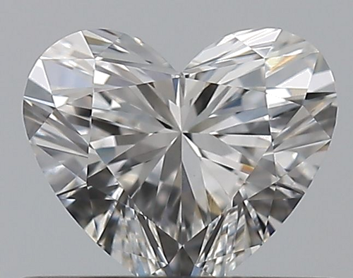 0.52 carat F-VS2 Natūralus Heart Deimantas (1)