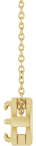 Pakabukas „Claw-Prong Bezel-Style Solitaire“ 14k yellow gold Round 4mm (3)
