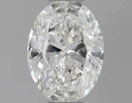 0.45 carat H-VVS2 Natūralus Oval Deimantas (1)
